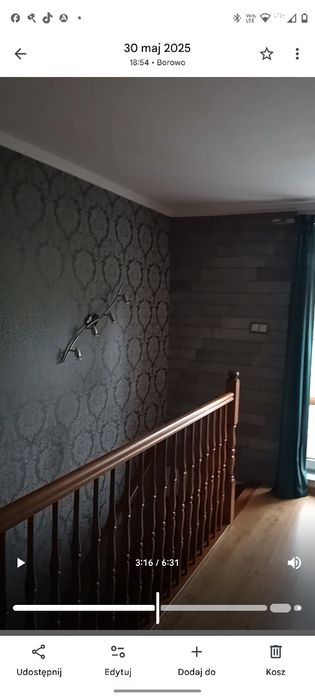 Barierki dębowe wewnętrzne