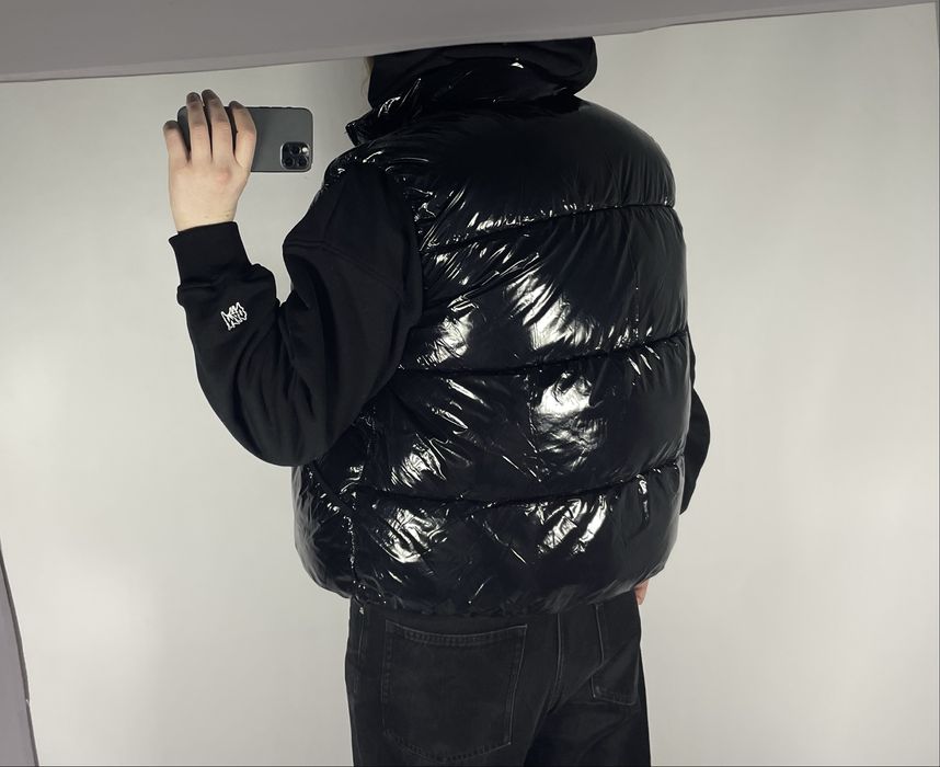 Дута оверсайзова жилетка Bershka M-XL безрукавка puffer zara rummy