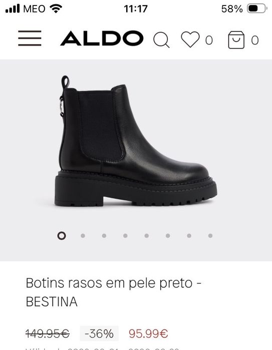 Botins rasos novos da ALDO