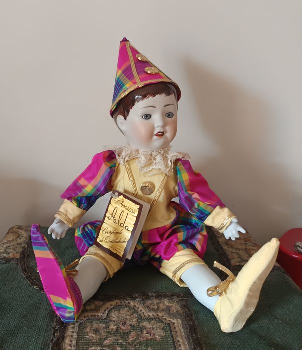 Palhaço/Pierrot em porcelana