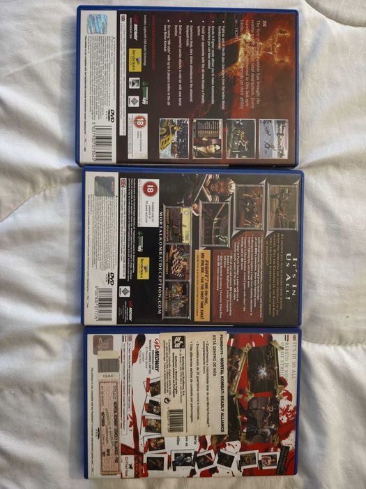 Lote Mortal Kombat PS2 – Armageddon, Deception e Deadly Alliance