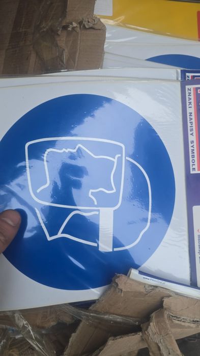 Tablice informacyjne do magazynu, firmy, budynków