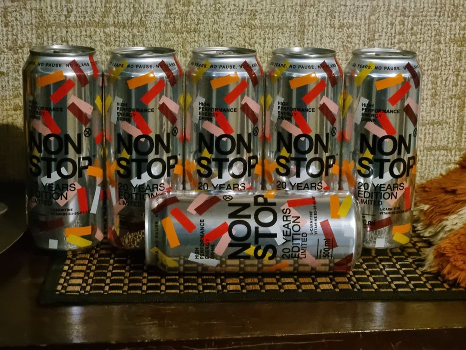 Энергетический напиток non stop 20 years edition limited нон стоп 0.5