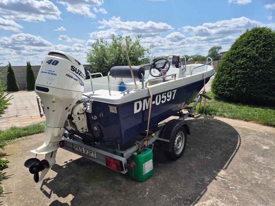 Łódź Motorowa ROMANA 430 SUZUKI 40 KM
