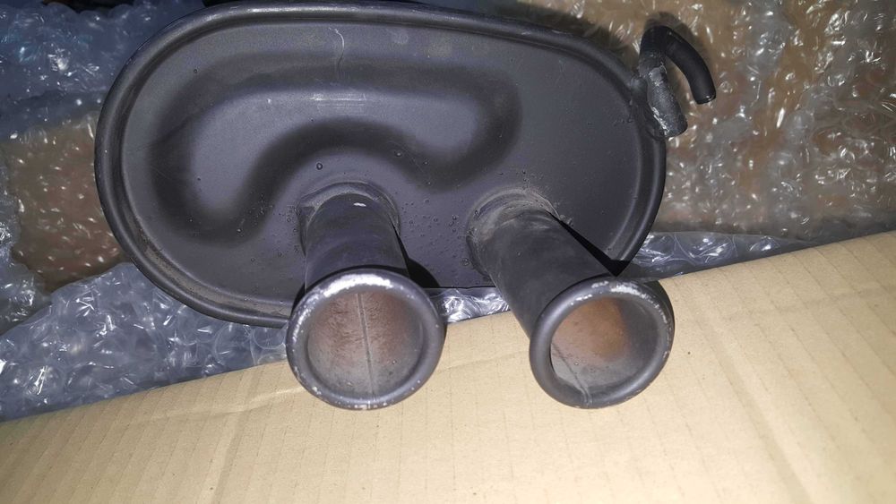 Panela de escape original CHARADE GTti nova + tubo de óleo do turbo