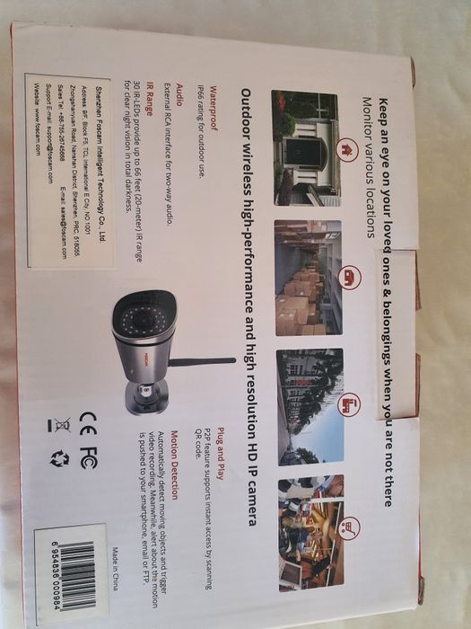 Vendo câmara de vigilância