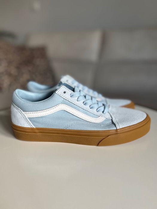 Nowe niskie trampki Vans Old Skool 37 - 23,5 cm błękitne / niebieskie