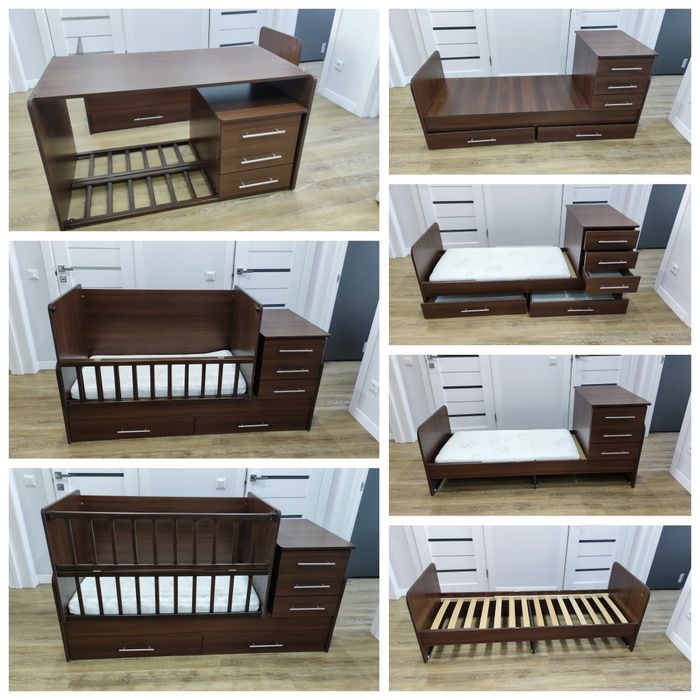 Кроватка детская трансформер Ліжко дитяче трансформер: 3 990 грн ...