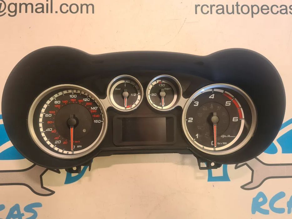 QUADRANTE MPH KMS MOSTRADORES PAINEL INSTRUMENTOS ALFA ROMEO MITO 955