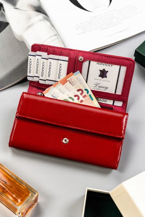 duży portfel damski ze skóry ekologicznej - 4u cavaldi