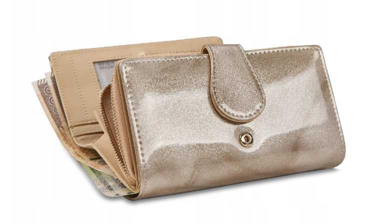 Betlewski portfel skóra naturalna wielokolorowy BPD-FTS-513 ttst48