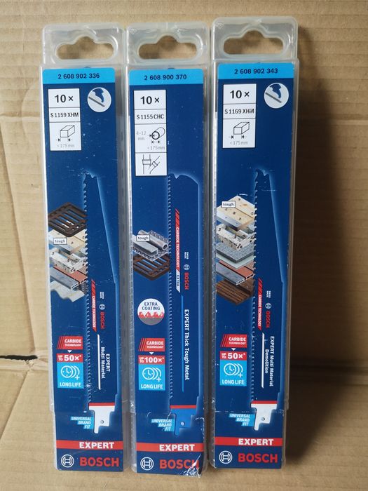 Bosch s1122bf brzeszczot do metalu pila szablasta lisi ogon 25szt