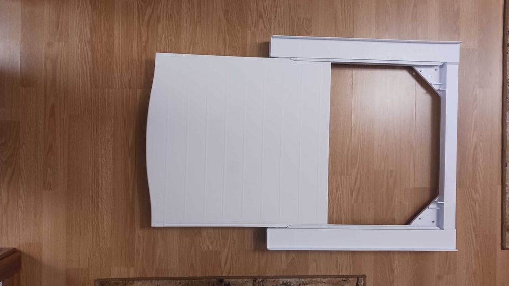 Suporte para colocação da máquina da roupa em cima da máquina de secar roupa