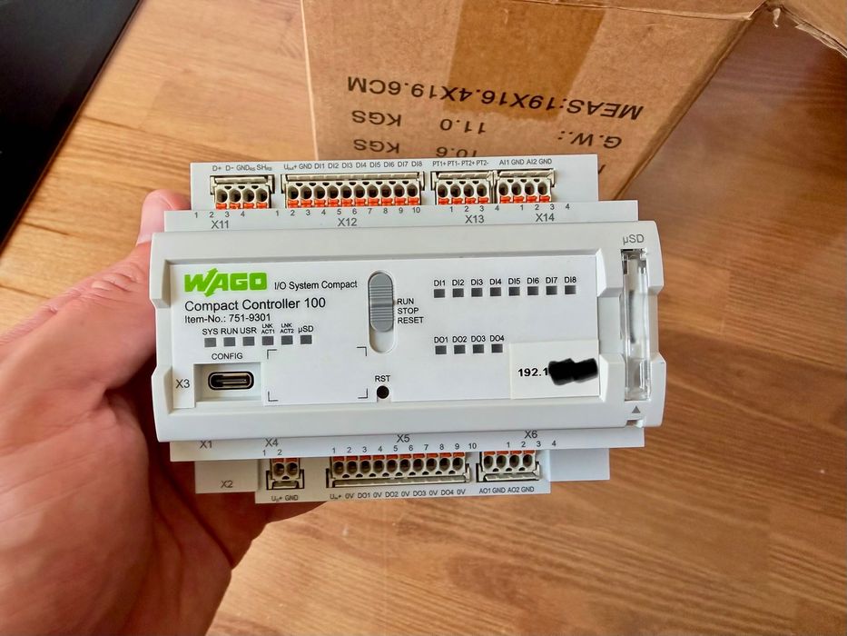 Moduł I/O sterownik WAGO Compact Controller 100 - CC100
