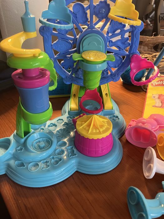 3 zestawy play-doh ciastolina
