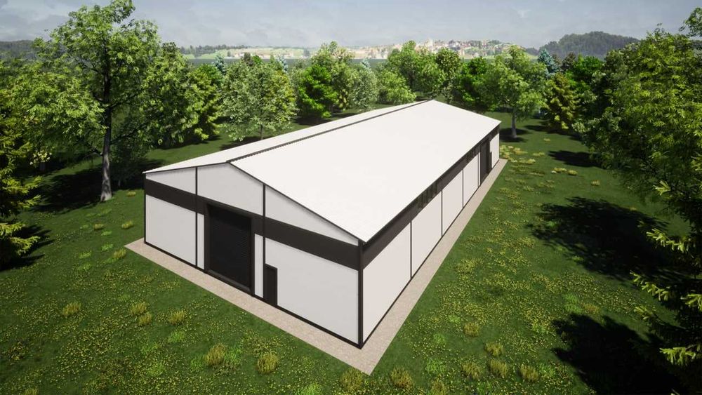 Тепла будівля 18х36х5 будівництво під ключ розширена комплектація