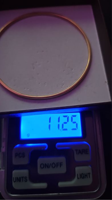 Ouro 19.2K Pulseira Escrava