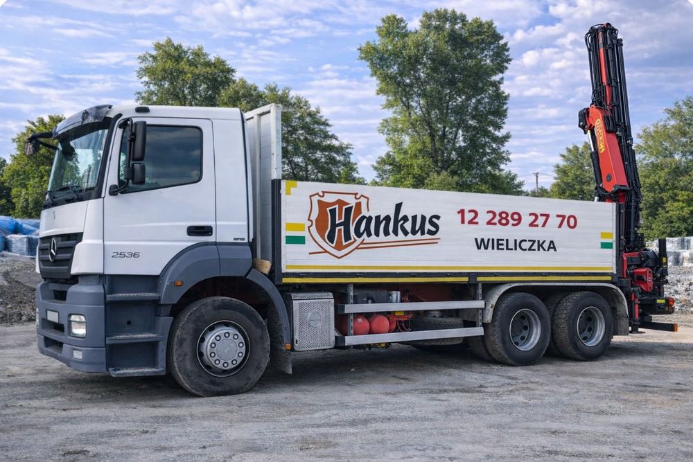 Usługi transportowe| duży HDS + tandem|  mały hds + wywrotka