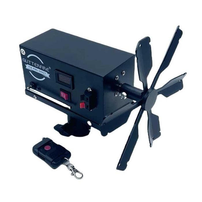 wiatrak iskier - fontanny iskier - z pilotem - pojedyncze