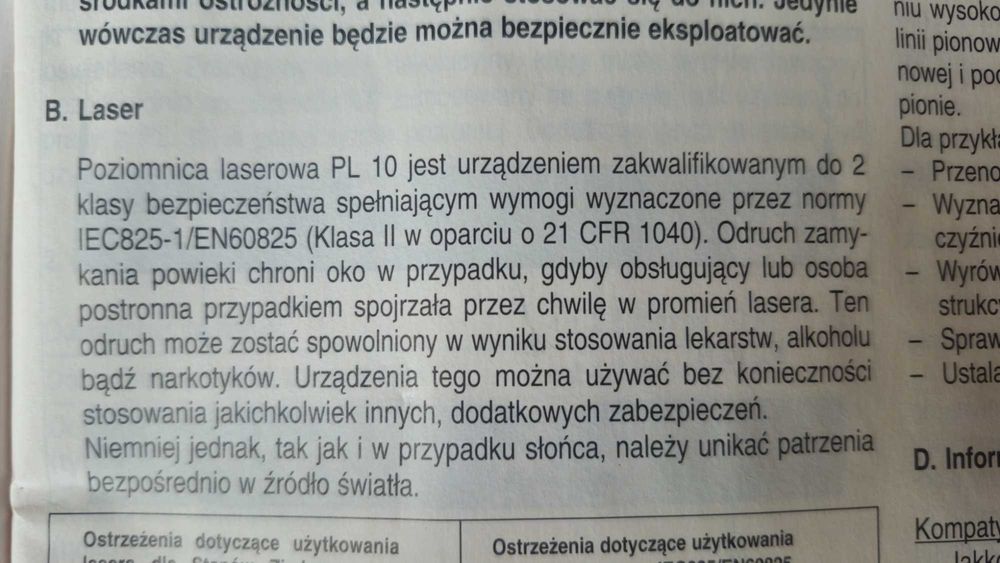 Poziomica laserowa Hilti PL 10 N