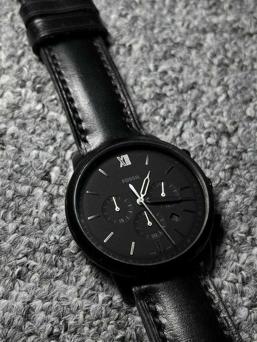 Годинник FOSSIL Neutra Chronograph Black Leather