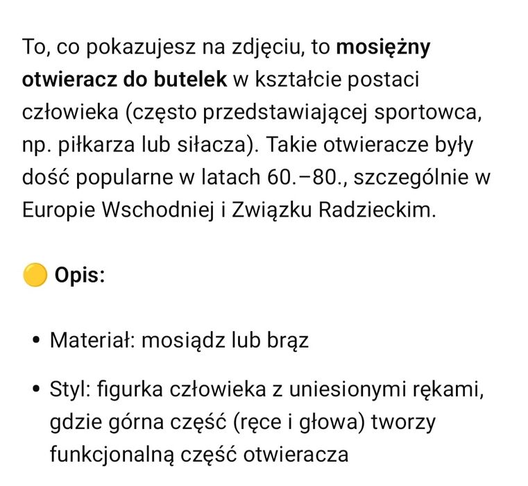 Otwieracz do butelek