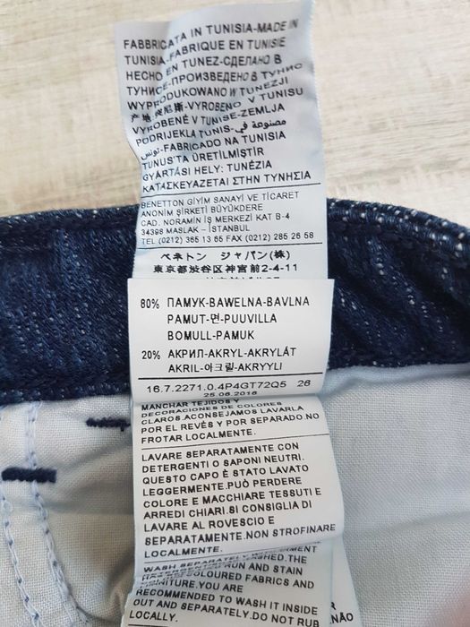 Продам утеплені  джинси фірми BENETTON.