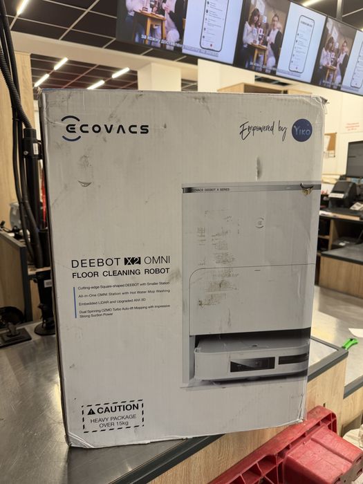 Абсолютно НОВЫЙ Робот-пылесос Ecovacs Deebot X2 Omni (из Европы)