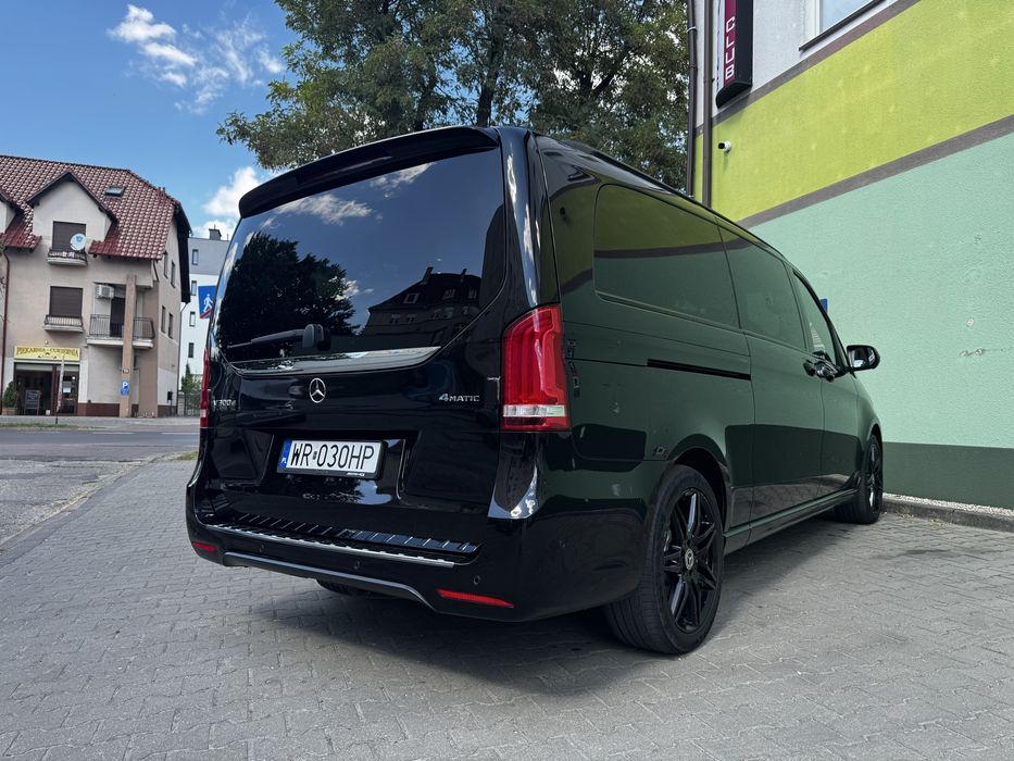 Wynajem MERCEDES V-KLASA 4MATIC 7-OSÓB VIP wypożyczalnia rent van HAK