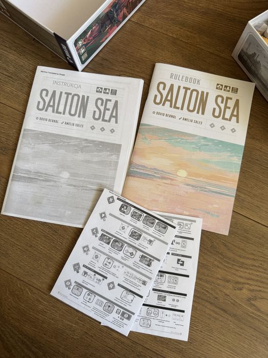 Gra planszowa planszówka Salton sea devir wersja angielska