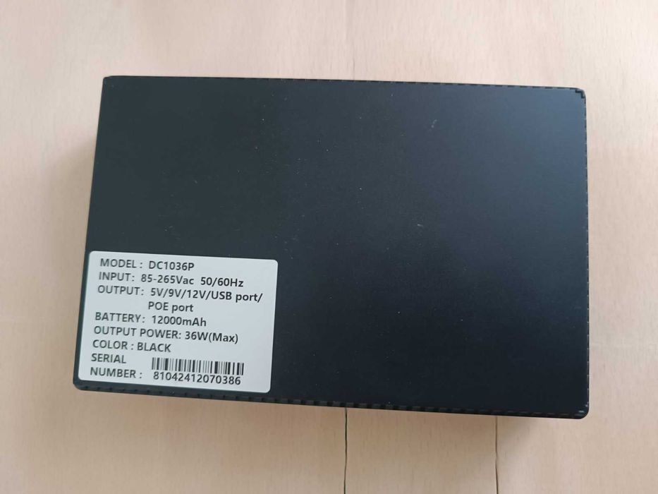 ДБЖ Mini UPS DC1036P 12000mah для роутера, модема