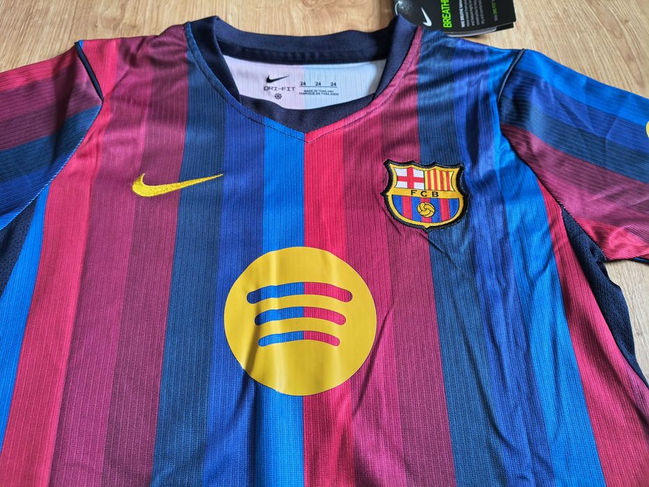 Komplet meczowy Nike FC Barcelona sezon 26/27 Lamine Yamal 10 r. na 125-135 cm