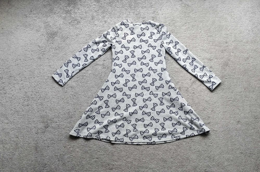 Sukienka Carry, sukieneczka, r.140 (9-10 lat), szara, rozciągliwa