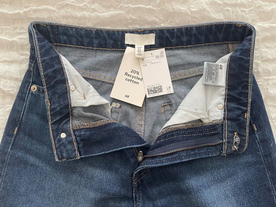 Calças de ganga H&M novas com etiqueta