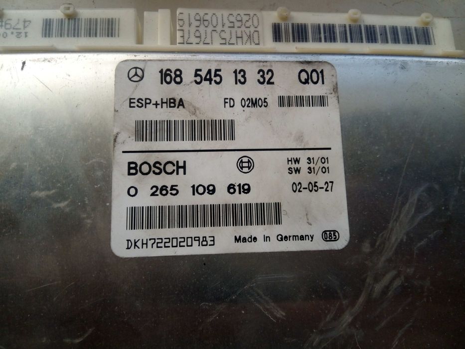 Centralina ABS MERCEDES-BENZ Classe A (W168)