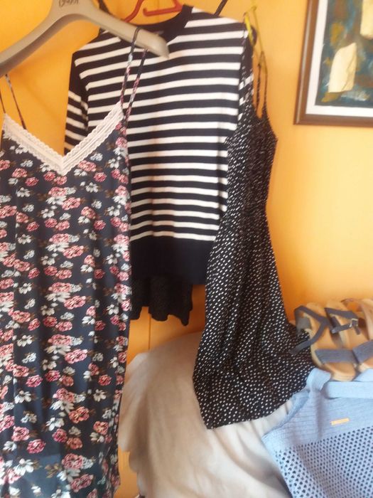 Roupa criança senhora homem bem estimada