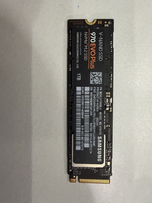 M.2 SSD Samsung 970 evo plus 1tb 99%
