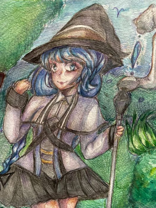 Роксі з аніме Реінкарнація Безробітного. Роблю малюнки на замовлення.