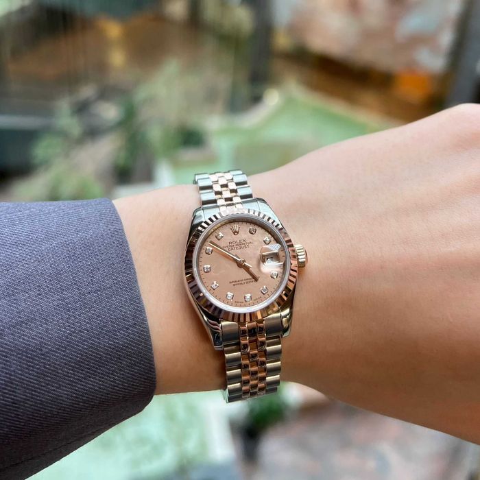 Zegarek Rolex Lady Datejust 26 różowa masa perłowa