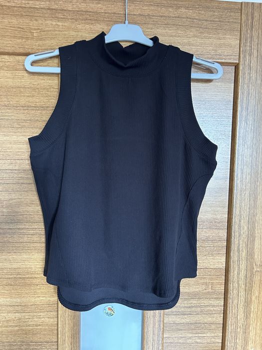 Czarny Top Bluzka Bluzeczka Rozmiar 42 XL