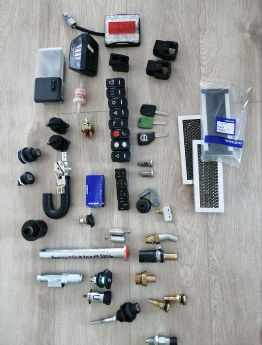 Zestaw części do maszyn budowlanych wyłączniki, czujniki szybkozłącze