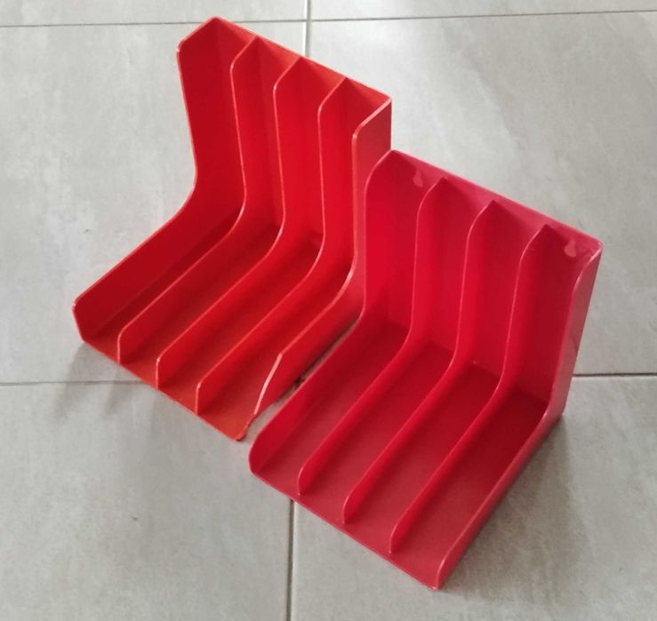 2 stojaki na płyty winylowe (single)