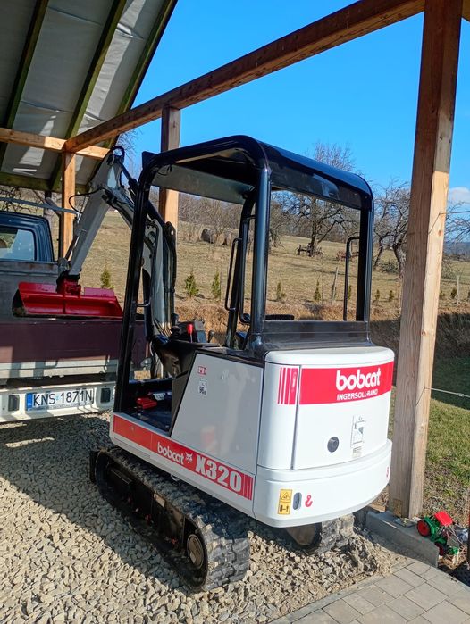 MiniKoparka Bobcat X320 silnik Kubota Koparkaw pełni  sprawna