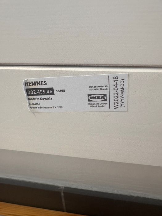 Rama łóżka plus materac Ikea