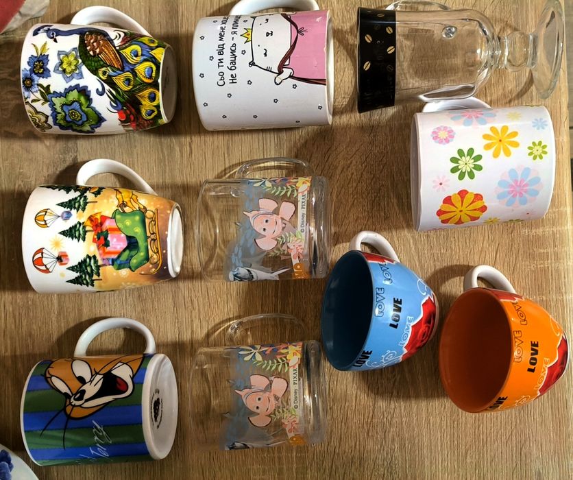 Красивые,чашки Disney Pihar,Чайные