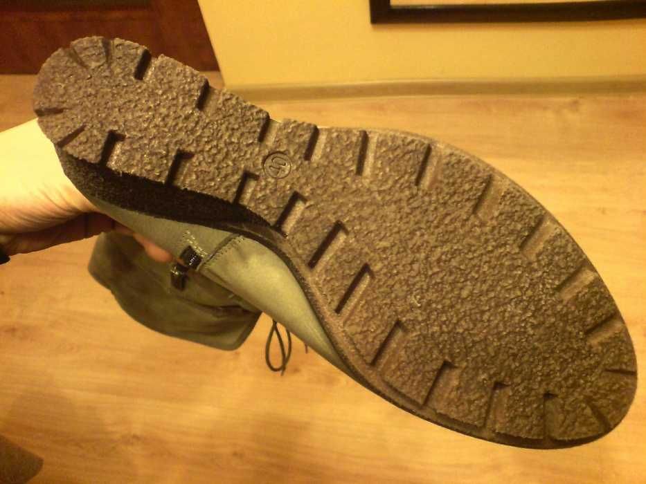 NOWE Buty-Trzewiki Damskie na koturnie40 Natural Skóra100% I-Klasa Gw6