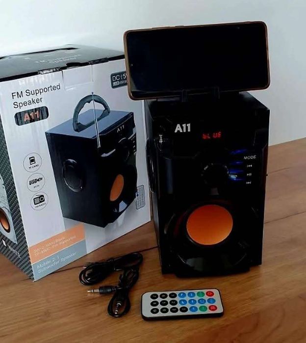 Głośnik bluetooth wieża plus radio