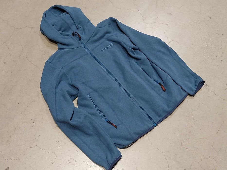 Bluza męska Alpinus Polarowa Barbiano Niebieska S (693-067) Przecena