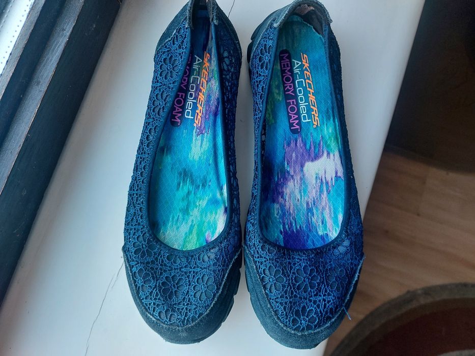 Балетки мокасини сліпони skechers