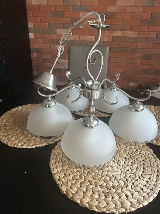 Lampa wisząca + kinkiet